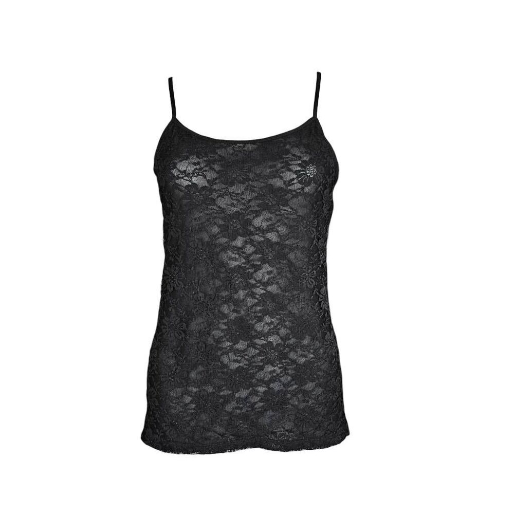 goth lace cami top